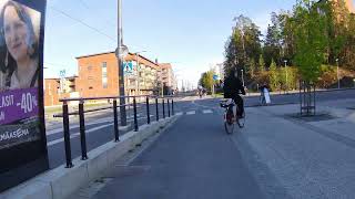 Tampere University (Hervanta Campus) From Students Apartments (Paawola) Bike Ride