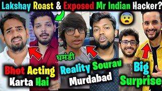 Lakshay Chaudhary Vs Mr Indian Hacker Exposed 😲, Manoj Dey Vs Sourav Joshi, CarryMinati Fukra Insaan
