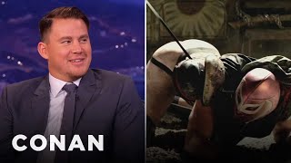 Channing Tatum Attacked Danny McBride Dressed As The Gimp | CONAN on TBS