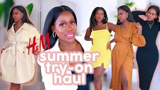 HUGE H&M SUMMER TRY ON HAUL | HM SPRING 2021 FASHION | H AND M