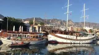 Kyrenia castle and Harbour from cycling