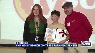 3 Rockford students win contest by designing creative chicken sandwiches