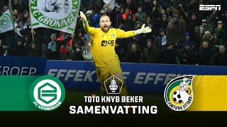 PENALTY'S brengen BESLISSING in LAATSTE KWARTFINALE 🔥🧤 | Samenvatting FC Groningen - Fortuna Sittard
