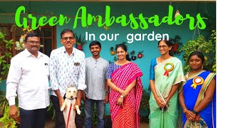 గార్డెన్ ని విజిట్ చేసిన గ్రీన్ అంబాసిడర్స్/ Visakha Organic Mela #madgardener  #Terracegardening