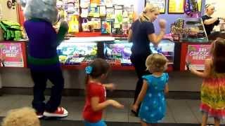 Cupid Shuffle with Chuck E Cheese