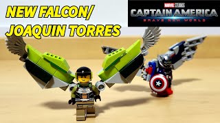 Lego Captain America 4 Brave New World Falcon Joaquin Torres minifigure \u0026 wing