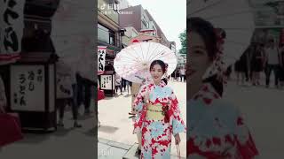 来到东京，体验日本和服