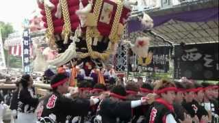 ２０１２年百舌鳥八幡宮ふとん太鼓（赤畑町宮入-4）