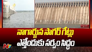 Nagarjuna Sagar Dam Gates to Open : మరి కాసేపట్లో తెరుచుకోనున్న నాగార్జున సాగర్ గేట్లు | NTV