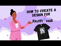 How to Create a T-Shirt Design and Buy it on FourthWall with just using Canva |AI Bae’s Girls