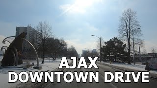 [4K] 🇨🇦 Toronto Drive - Ajax Downtown Drive | Lake Drive Way