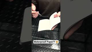 Unbelievable paper you can write on under water #amazing #shorts #new