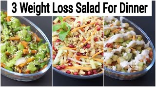 3 Healthy Weight Loss Salad Recipes For Dinner