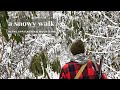 A Snowy Hike in the Appalachian Mountains