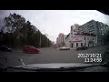 new scary car accident at intersection in russia