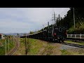 【秩父鉄道】デキ301号牽引貨物列車　三輪鉱業所～影森間にて