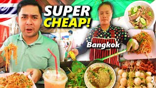 10 SUPER CHEAP Street Food of BANGKOK! Best Thai Cheap Eats!🇹🇭