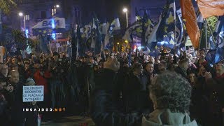 Protest opozicije ispred RTS-a, 4. 2. 2018.