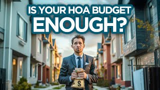 The Perfect Budget for Your HOA? (This has your answer!) | Reserve Study Basics Pt 3