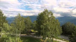 lac d'Arbaz filmé par drone