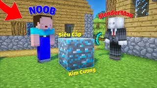 TẶNG NOOB VIÊN KIM CƯƠNG VÔ HẠN SIÊU CẤP VÀO TẾT TRUNG THU TRONG MCPE | Thử Thách SlenderMan