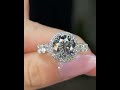 gia certified 5.01 carat round brilliant cut diamond ring si1 clarity e color