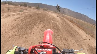 2025 Honda CRF450R at Lake Elsinore MX: IV Track