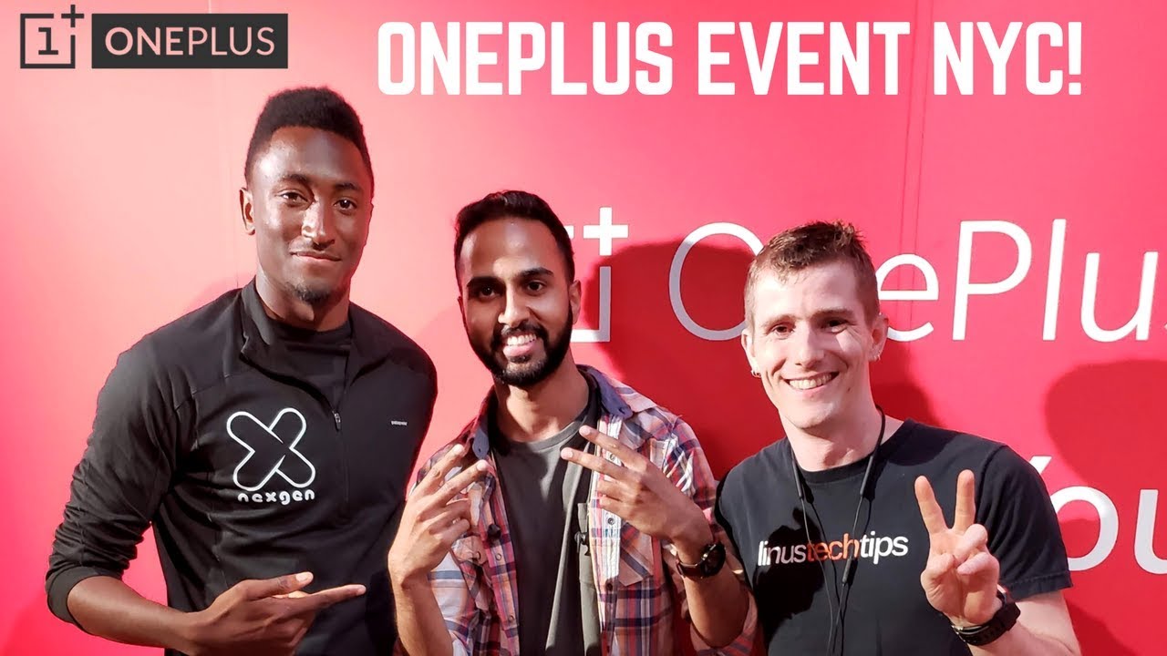 Oneplus 6 Event Ft Mkbhd Linus Tech Tips Youtube