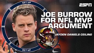 Why SHOULDN'T Joe Burrow win MVP if Bengals make playoffs? 🤔 'Lamar \u0026 Josh Allen EXIST!' | Get Up