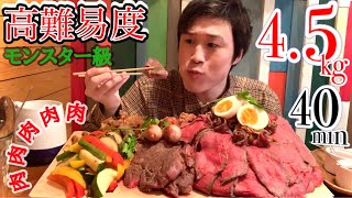 [Gluttony] Monster BBQ Plate Extreme 4.5km Time limit 40 minutes [Big prime] [Challenge menu]