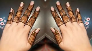 Best fingers mehndi design || new stylish fingers mehndi design by h's mehndi World