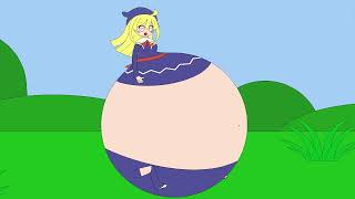 Witch's Potion of Bloating - Euvoria Vore, Burping and Big Belly Animation - by lucasbasher