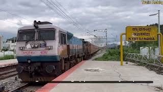 Train actions at Kyathsandra railway station |Indian Railways #train #bangalorexpress #trending