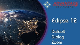 Eclipse 12 - Default Dialog Zoom