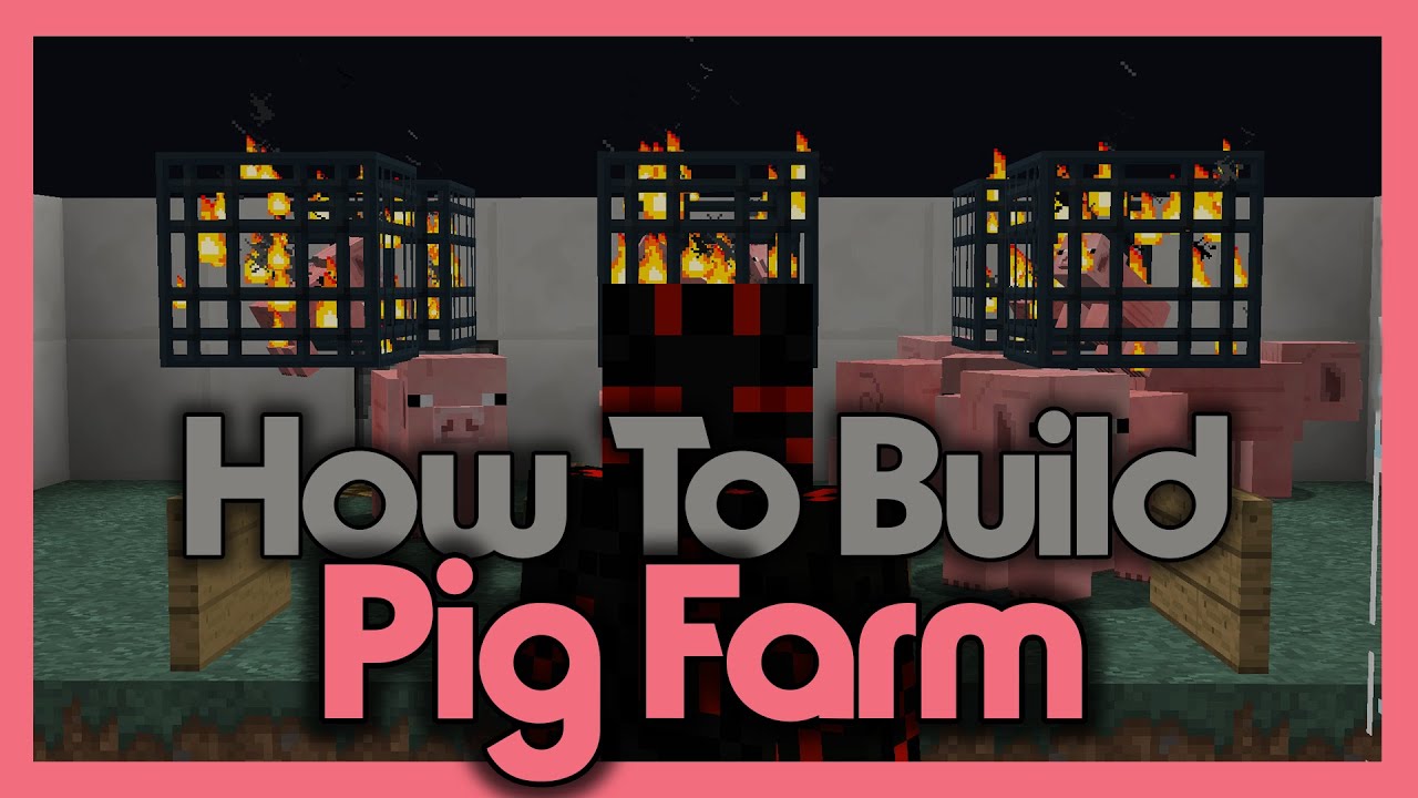 How To Build A Pig Farm Using Spawners Updated Version In