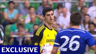 Courtois' incredible save