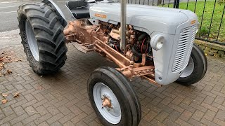 Ferguson fe35 grey gold engine conversion iveco 2.8 turbo diesel