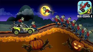 Hill Climb Racing 2 zombie chase EVENT Halloween - Погоня Зомби Хеллуин начался прохождение игры ХКР