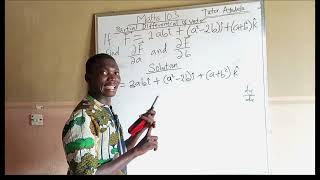 Vector Calculus: The Partial Derivative (Intuition) | Partial Differential of Vector