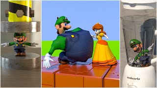 20 Fun ways to kill Luigi [Death animations] 😁