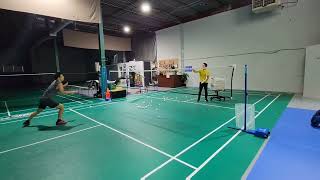 Badminton training session   🏸