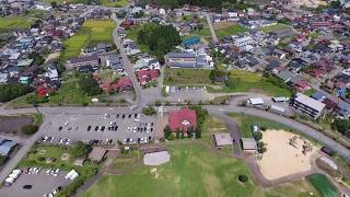 ( 空撮 )　原山公園と街並み　　岐阜県高山市