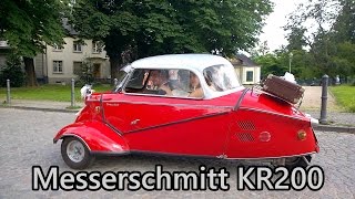 Messerschmitt KR200 bubble car close-up in Bonn.