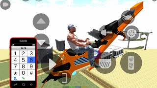 NEW FLYING BIKE CODE NEW bike GTA India - Indian Bikes \u0026 Cars Driving 3D- Best Android Gameplay