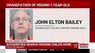 Authorities search missing child's home