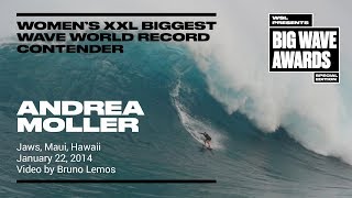 Andrea Moller at Jaws  - World Record Contender - WSL Big Wave Awards