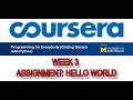 Coursera Python for Everybody EP-3 | Assignment Hello World Solution (Week 3) | Shoeb Solves