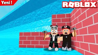 Bir Ev Yap ve Tsunamiye Karşı Kendini Savun ! - Panda ile Roblox Build to Surviv
