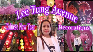 LEE TUNG AVENUE, Chinese New Year Decorations 2025, Wanchai 🇭🇰