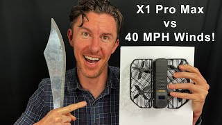 Hover Air X1 Pro Max vs 41 MPH winds!